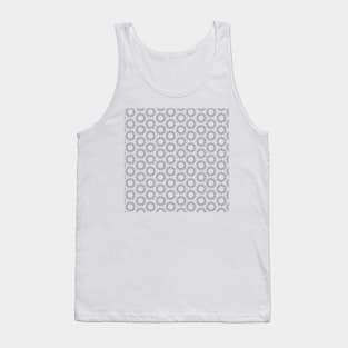 Grey circular pattern Tank Top